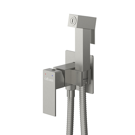 Гигиенический душ Cezares Slider SLIDER-DIF-IN со смесителем, сатин