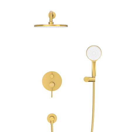 Душевая система Cezares Relax RELAX-DSET-BORO брашированное золото