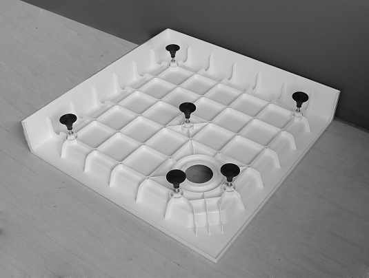 Душевой поддон Cezares 80х80 TRAY-SMC-A-80-550-150-W белый