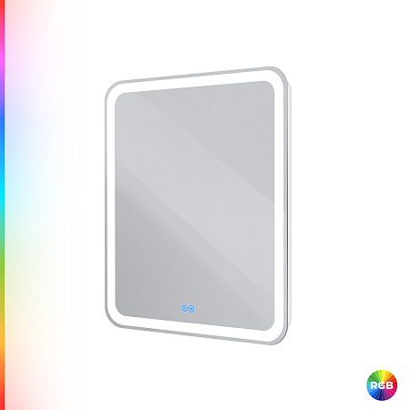 Зеркало Cezares 70х80 CZR-SPC-MC-700-800-RGB-TCH с подсветкой