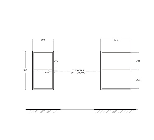 Шкаф Cezares Elettra 30 55529 Bianco Opaco