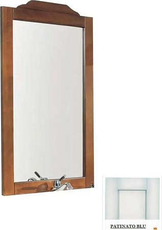 Зеркало 75 см Cezares Star SCS75.03 patinato blu