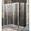 Душевой уголок BelBagno UNIQUE-AH-21-150/180-80-P-Cr стекло punto