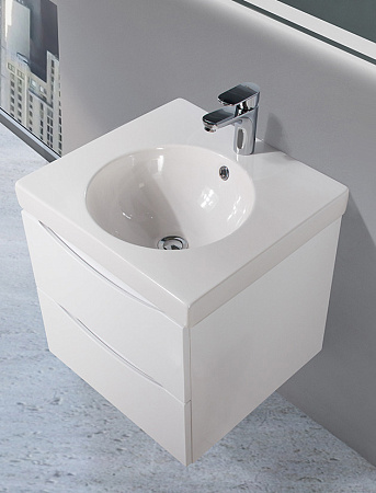 Тумба с раковиной BelBagno Fly 50 bianco lucido