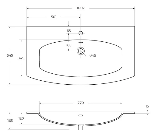 Раковина Cezares  50195 белый