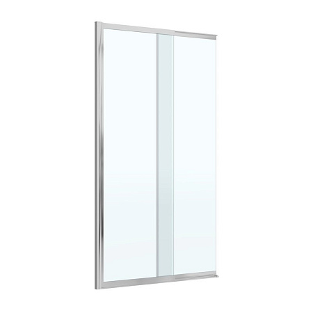 Шторка на ванну Cezares Slider SLIDER-FIX-VF-11-90/150-C-Cr профиль хром, стекло прозрачное